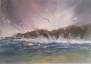 16 x 20 watercolor$100 unframed